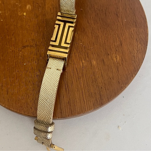 Tory Burch Fitbit Gold leather Wrap Bracelet OS - Picture 8 of 15